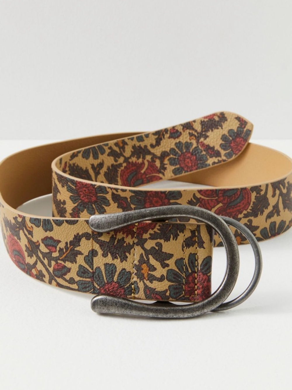 Free People Printed Uma Belt,  M/L